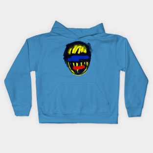 hey K's african voodoo carnival mask Kids Hoodie